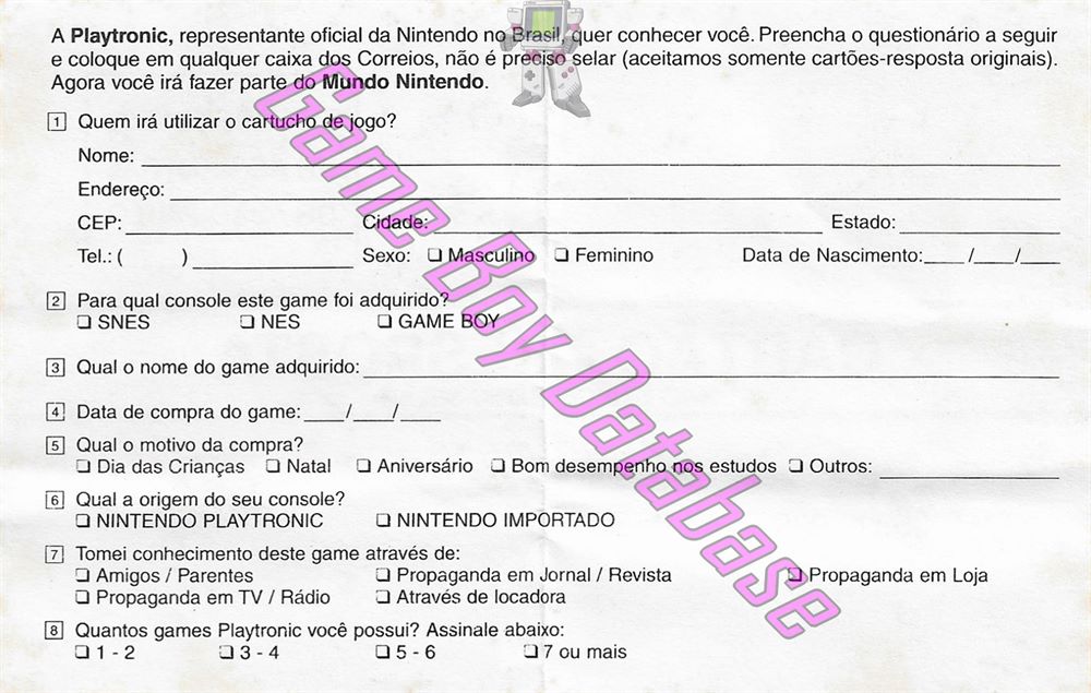 Mega Man IV  BRA Other documents