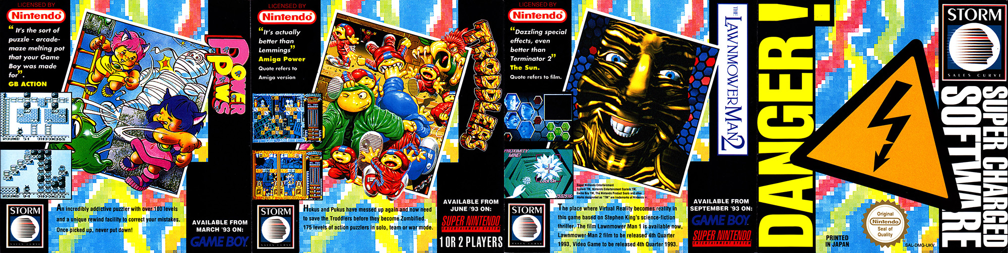 Lawnmower Man (with French sticker) UKV Other documents