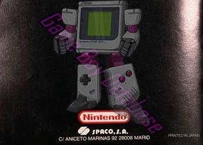 Golf ESP Back of the booklet