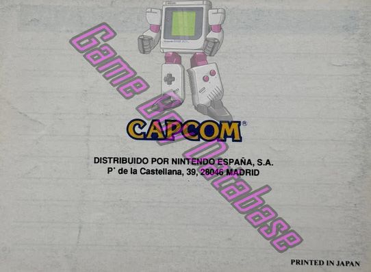 Darkwing Duck (Disney's) ESP Back of the booklet