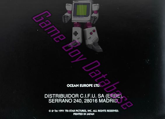 Hook ESP Back of the booklet