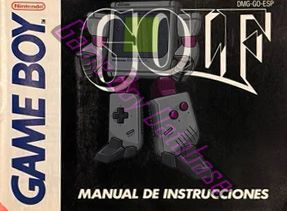 Golf ESP Front of the booklet