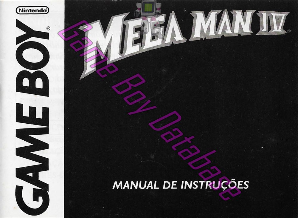 Mega Man IV  BRA Front of the booklet