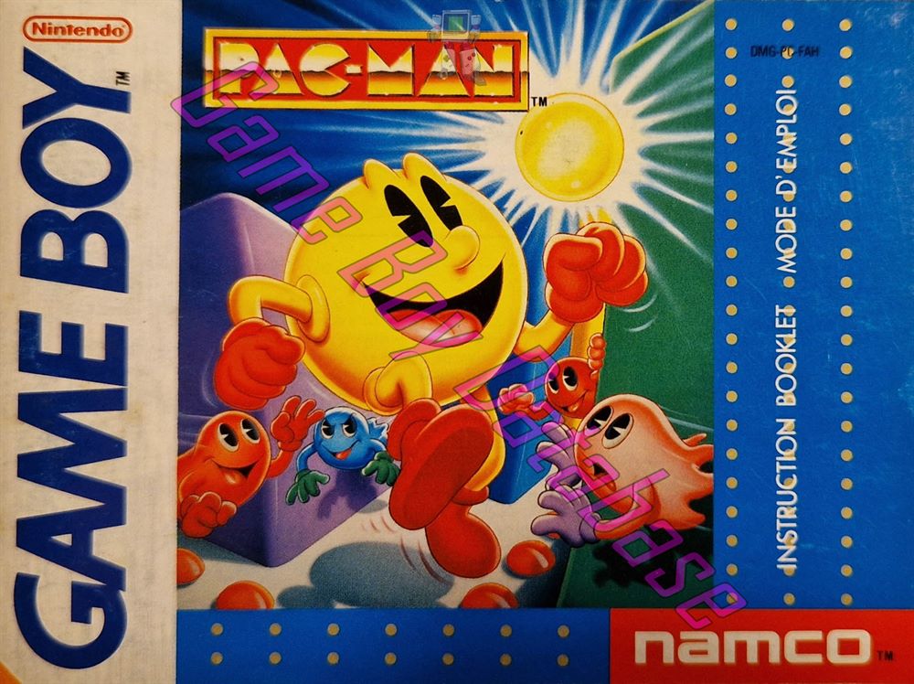Pac-Man FAH Front of the booklet