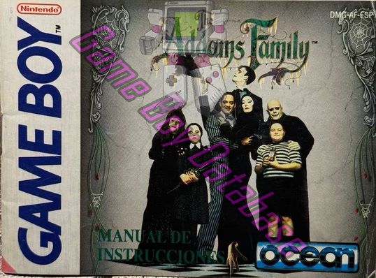 Addams Family (the) ESP Front of the booklet