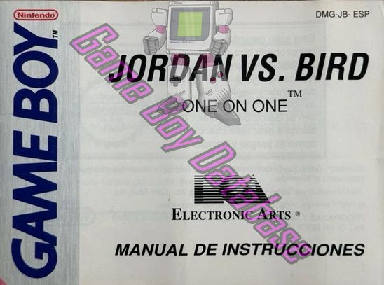 Jordan vs Bird One on One ESP Front of the booklet