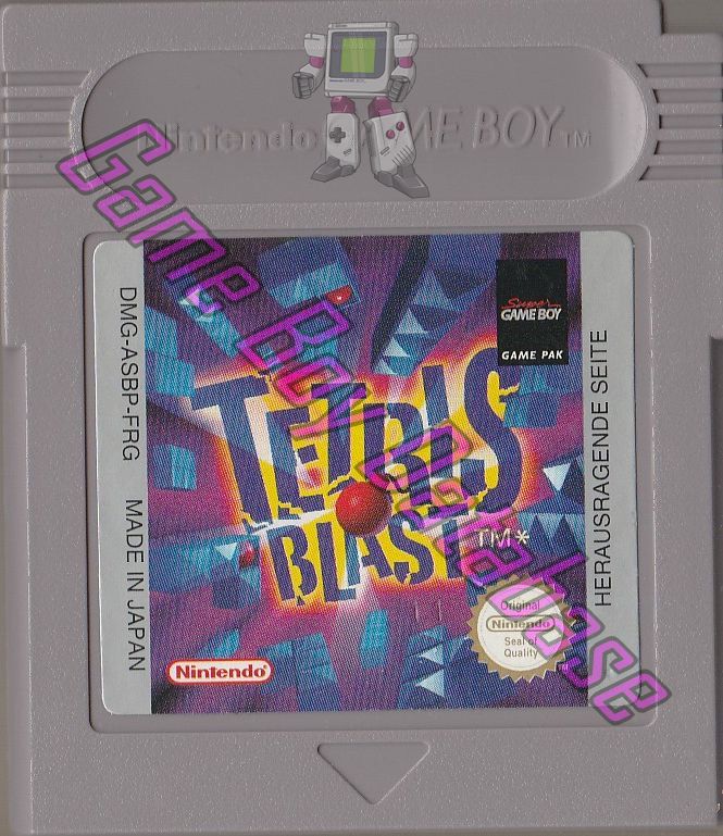 Tetris Blast FRG-1 Cartridge