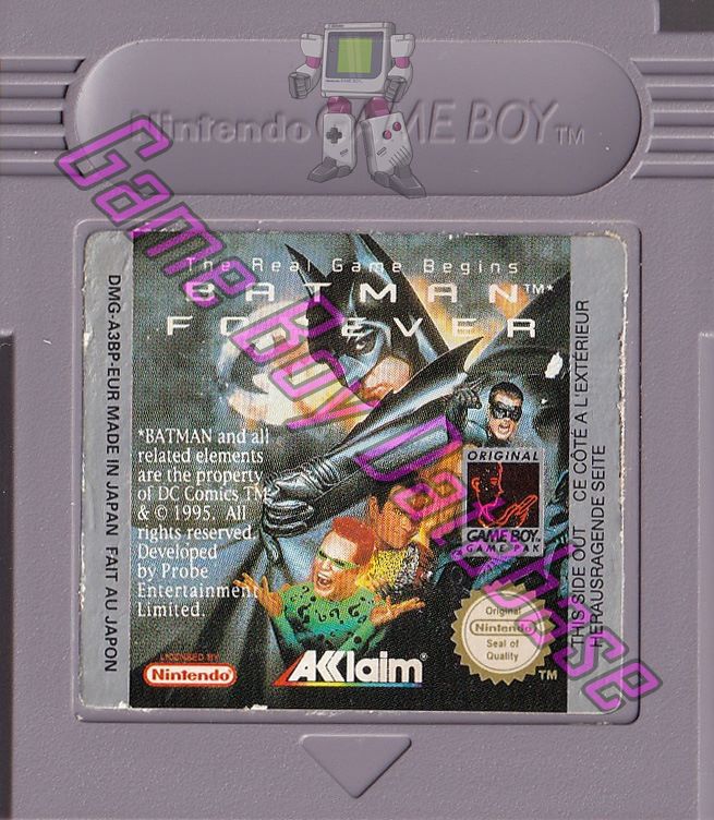 Batman Forever EUR Cartridge