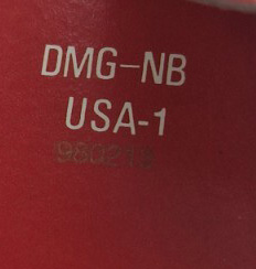 Battleship USA-1 Inner flap of the box