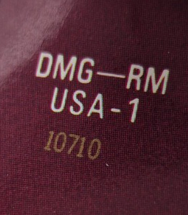 Radar Mission USA-1 Inner flap of the box