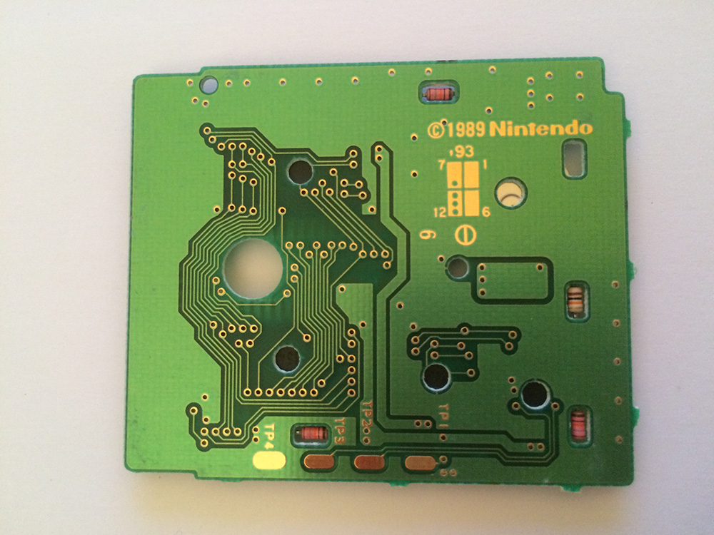 Legend of Zelda Link's Awakening (the) FRA Back of the PCB