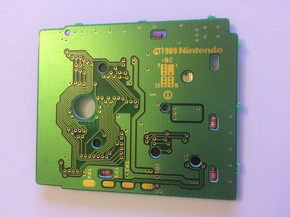 Metroid II Return of Samus FAH Back of the PCB