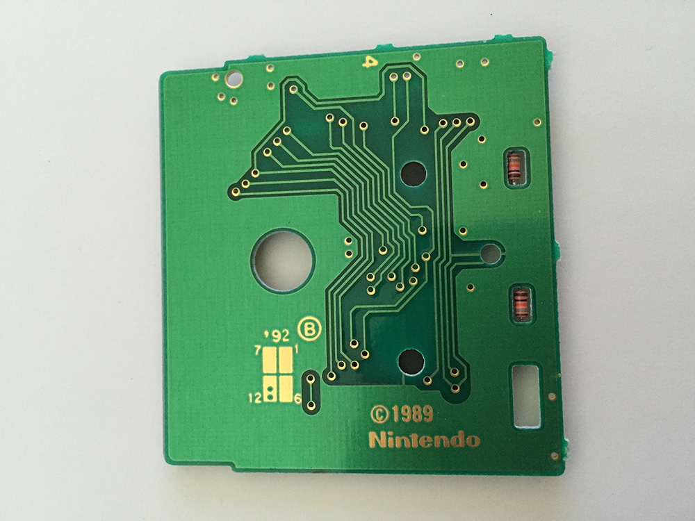 Mickey Mouse FRG Back of the PCB