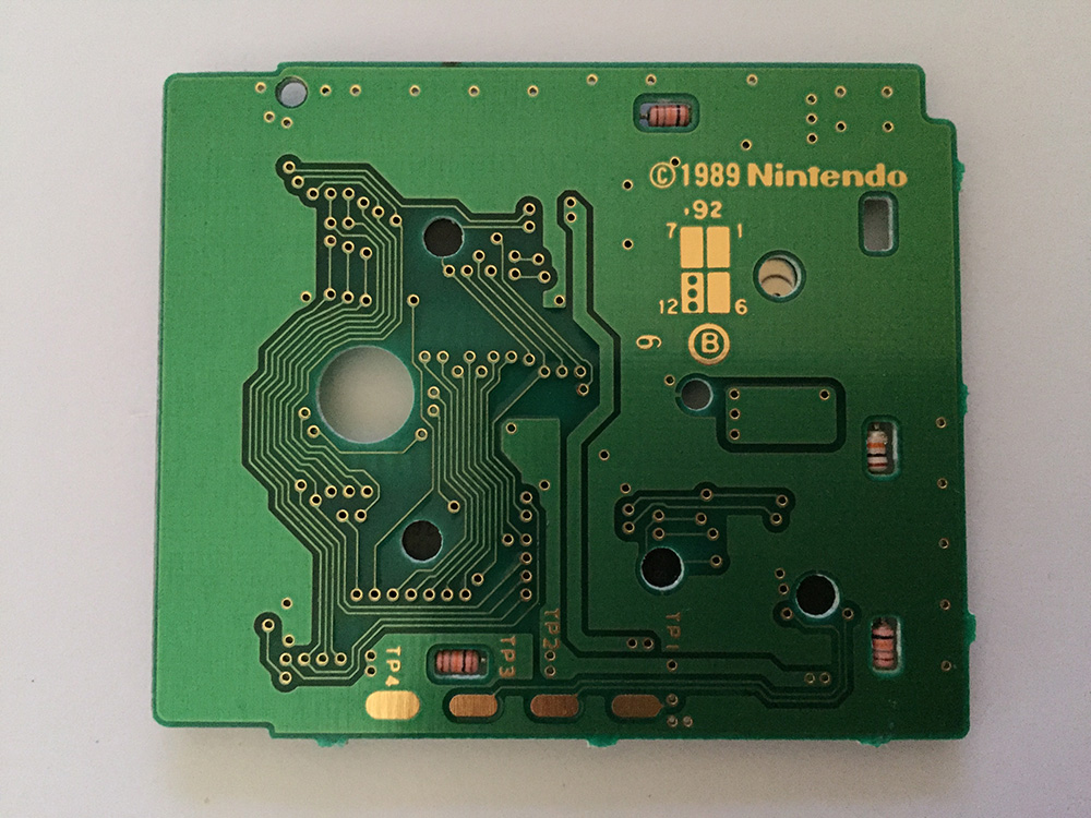 Super Mario Land 2: 6 Golden Coins  NOE Back of the PCB