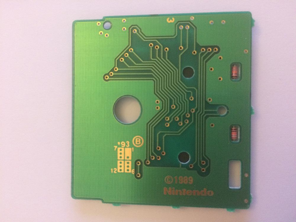 TaleSpin (Disney's) FAH Back of the PCB