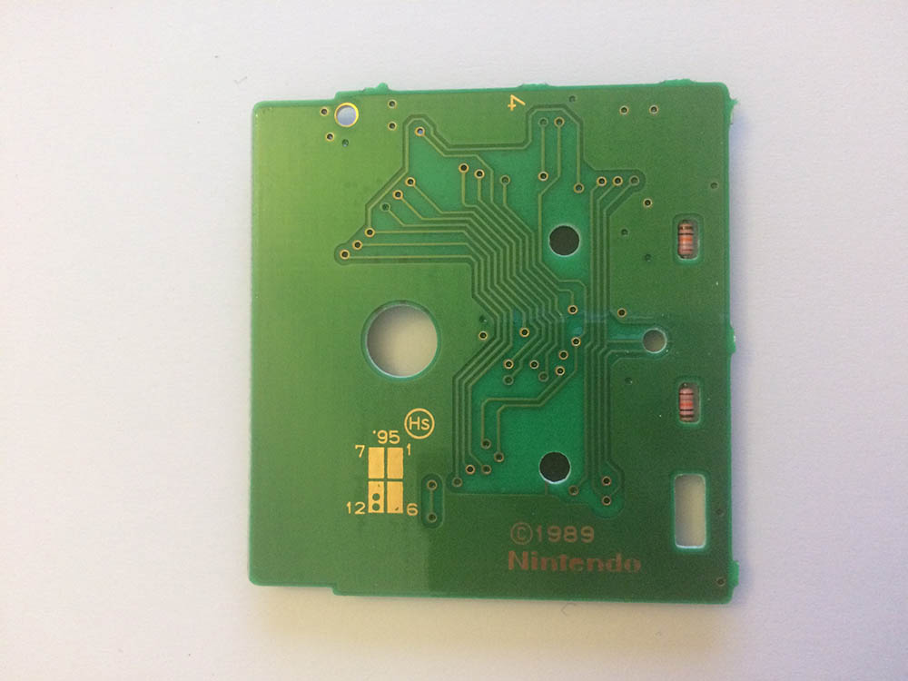 Tetris 2 NOE Back of the PCB