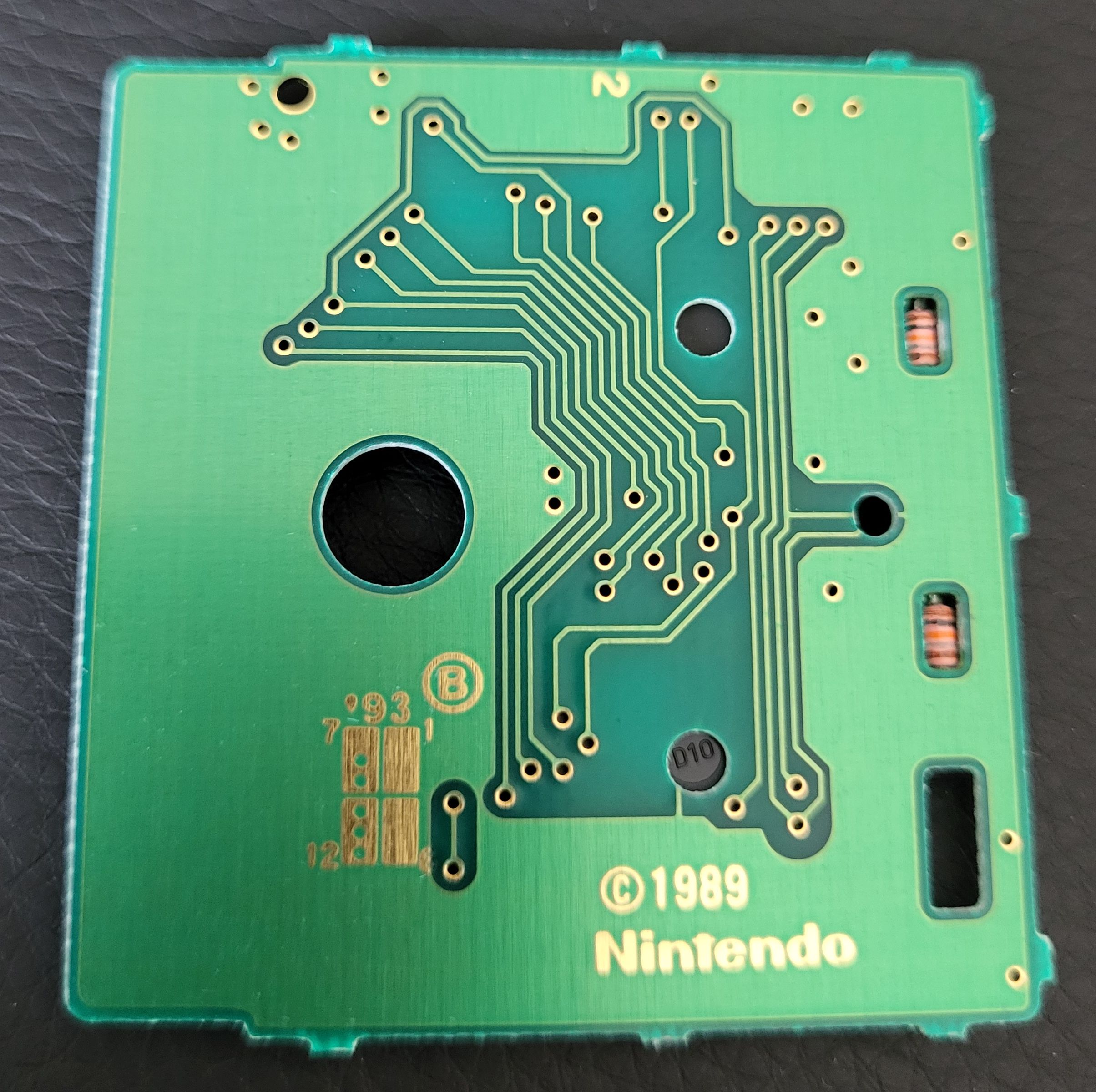 Nintendo World Cup FAH-2 Back of the PCB