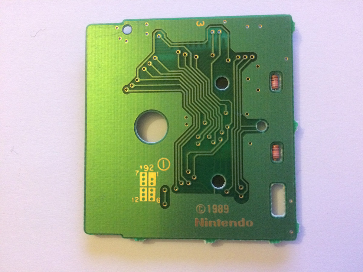 Double Dragon II FAH Back of the PCB