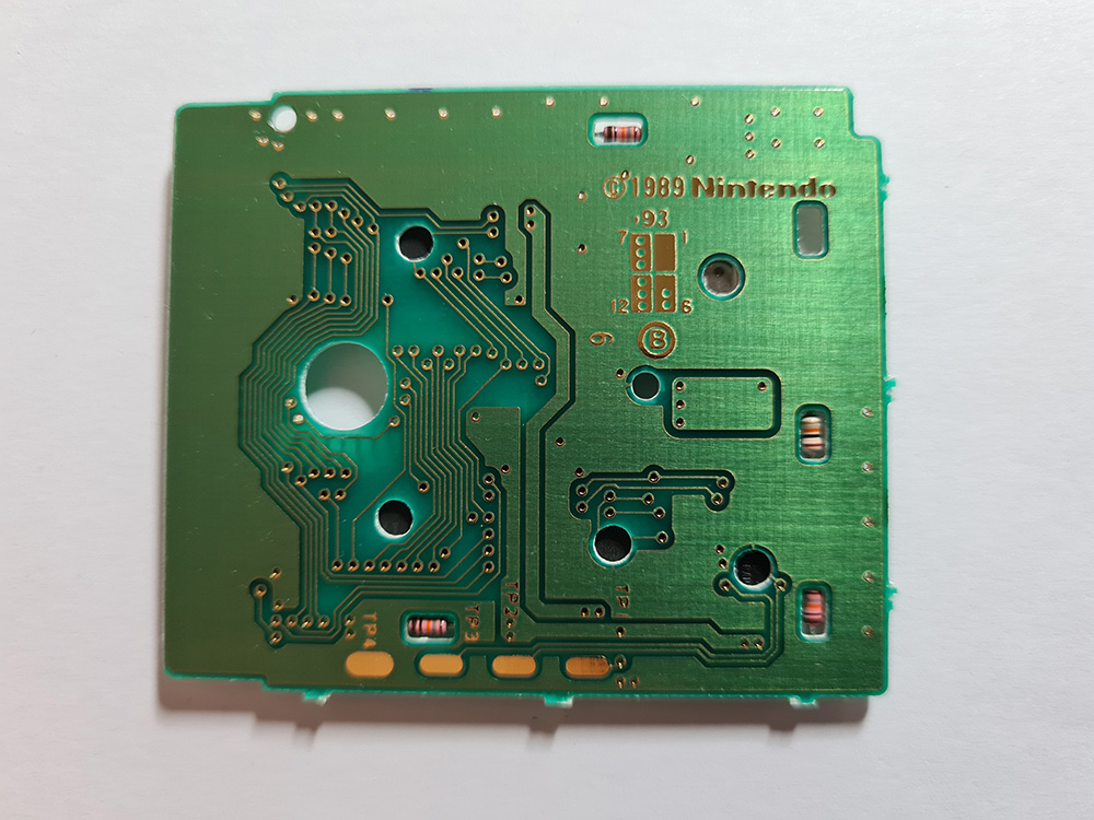 Zelda no Densetsu Yume o Miru Shima JPN Back of the PCB