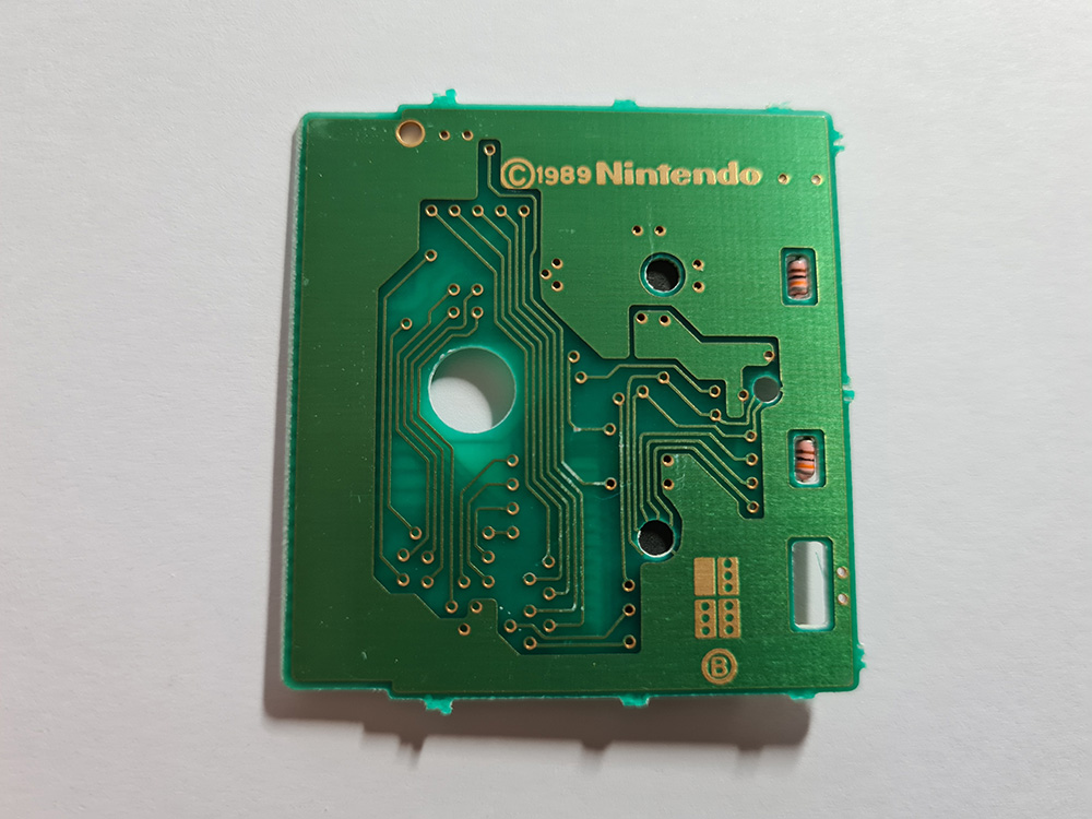 Super Mario Land JPN Back of the PCB