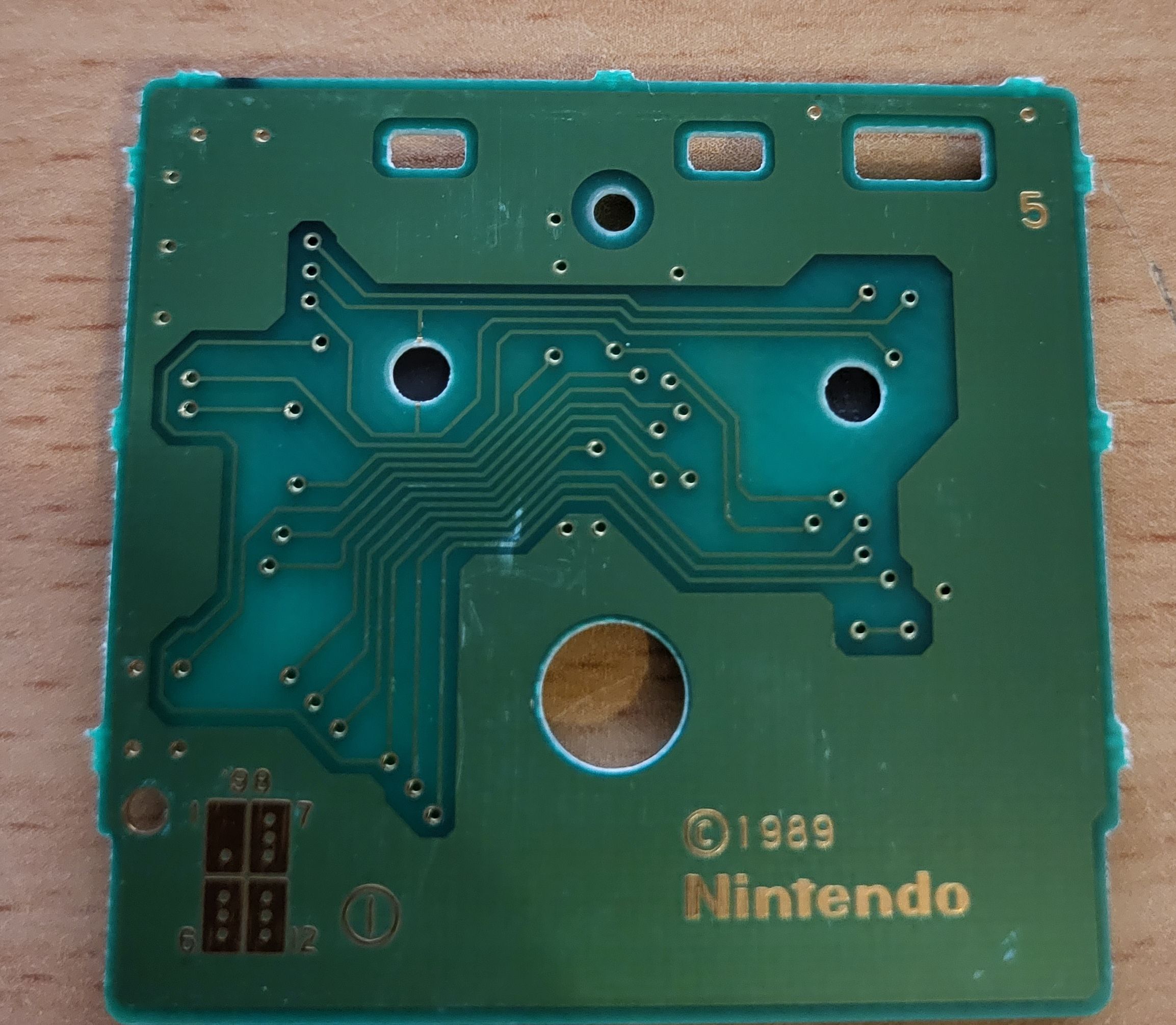 Taz-Mania USA-1 Back of the PCB