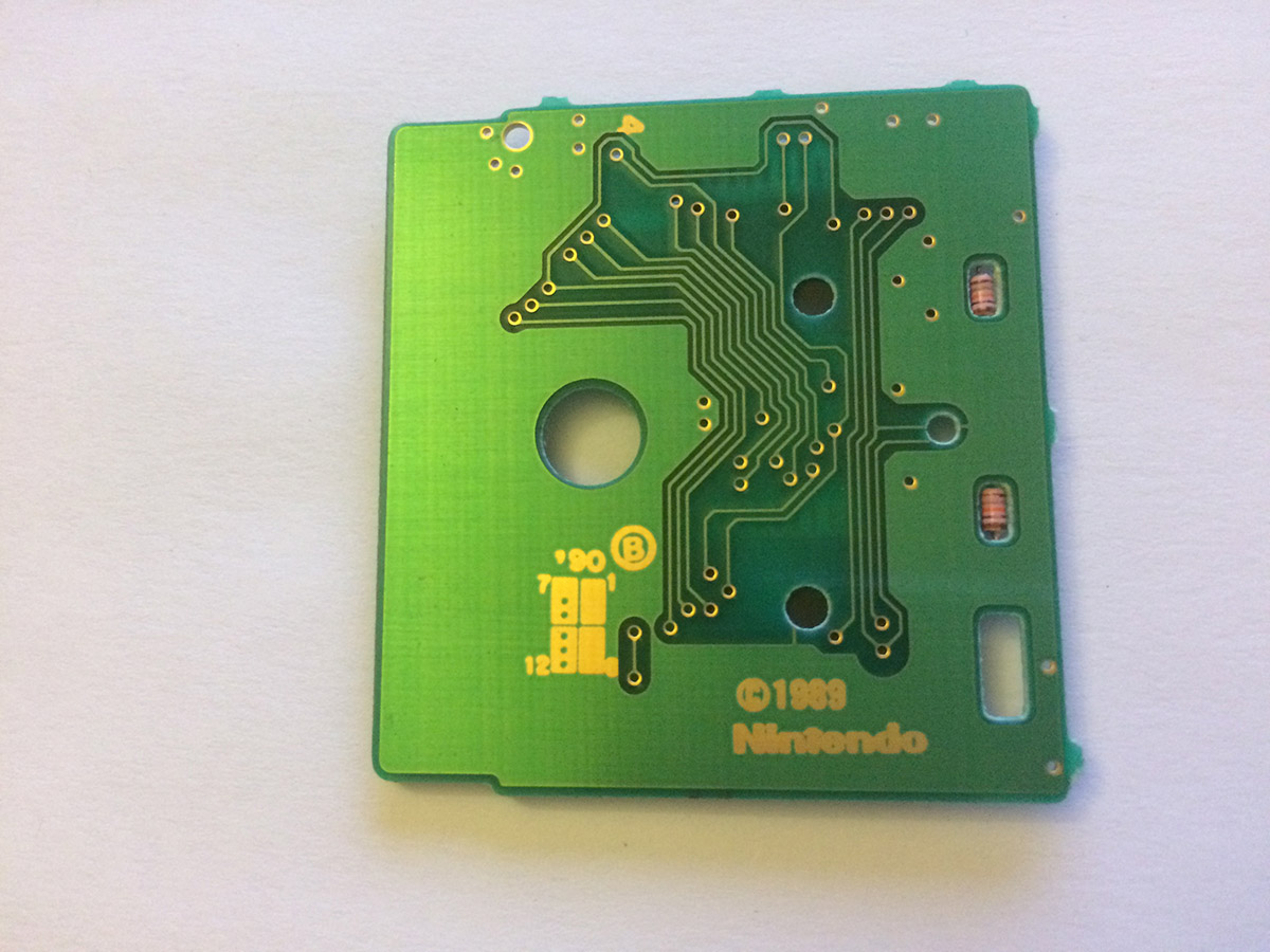 Duck Tales JPN Back of the PCB