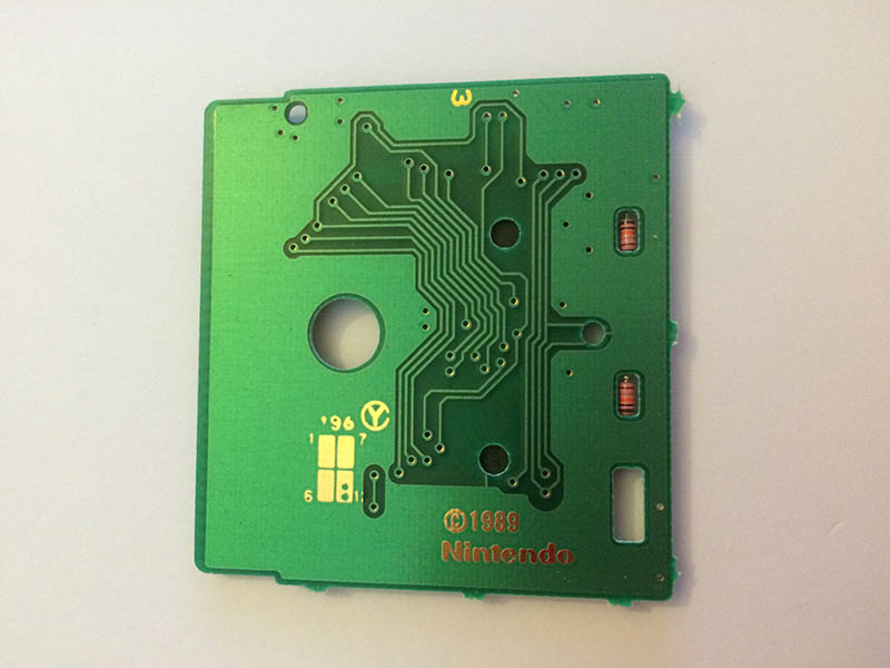 Bionic Commando UKV-1 Back of the PCB