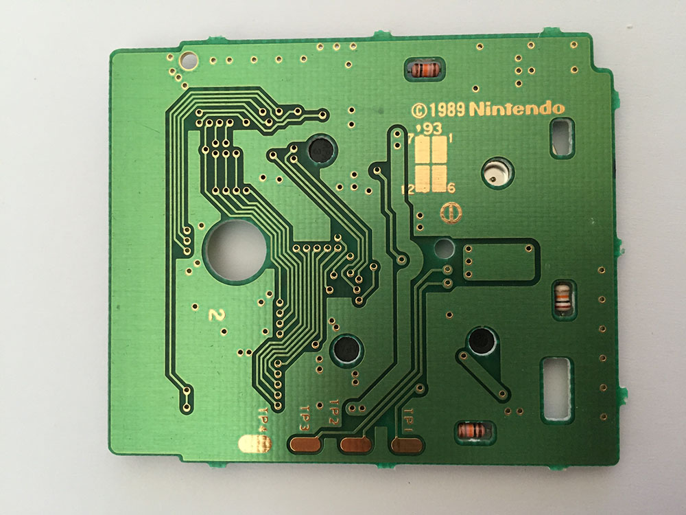 Golf UKV-1 Back of the PCB