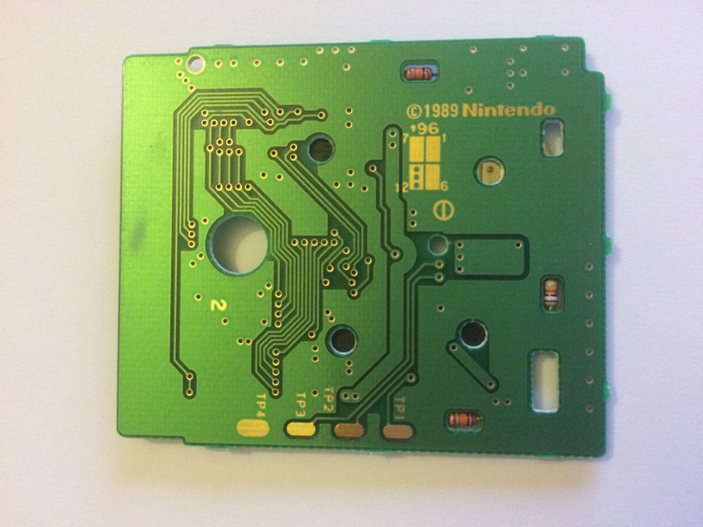 Kid Icarus Von Mythen und Monstern FRG-2 Back of the PCB