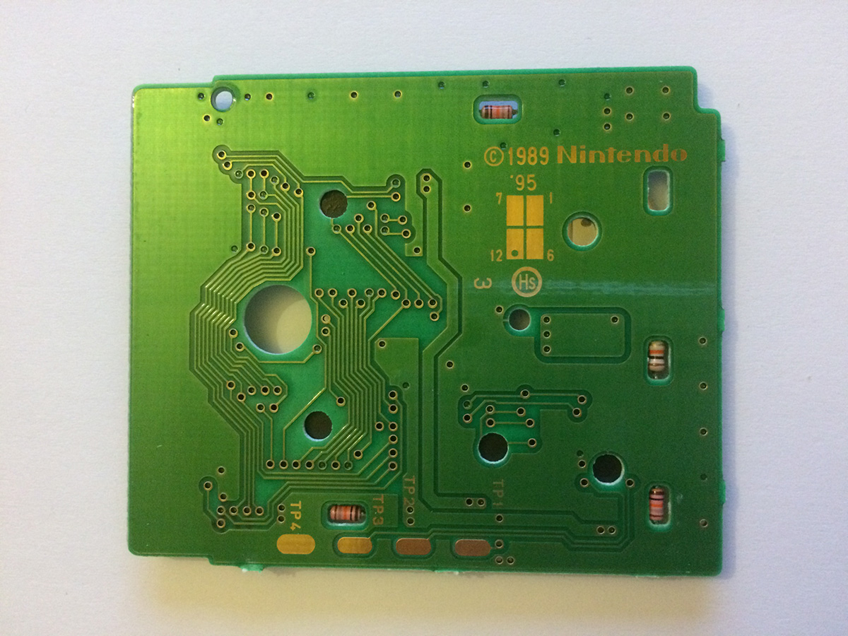 Metroid II Return of Samus FRG-2 Back of the PCB