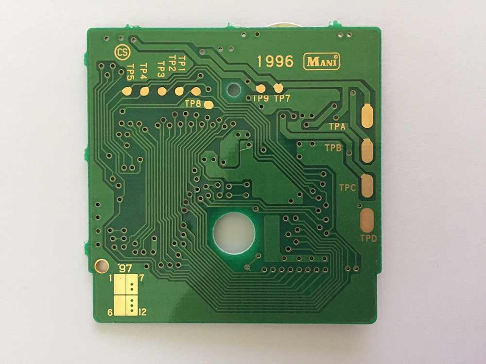 Super Mario Land 2: 6 Golden Coins (FCO)  CHN Back of the PCB