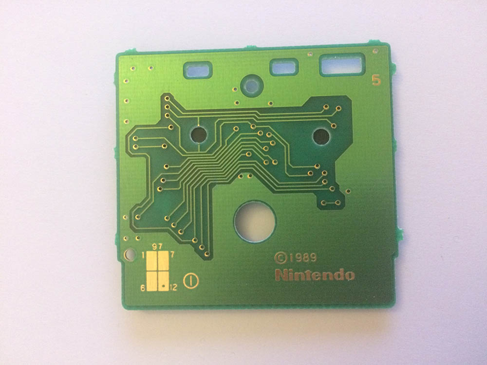 Tetris 2 FRG-2 Back of the PCB