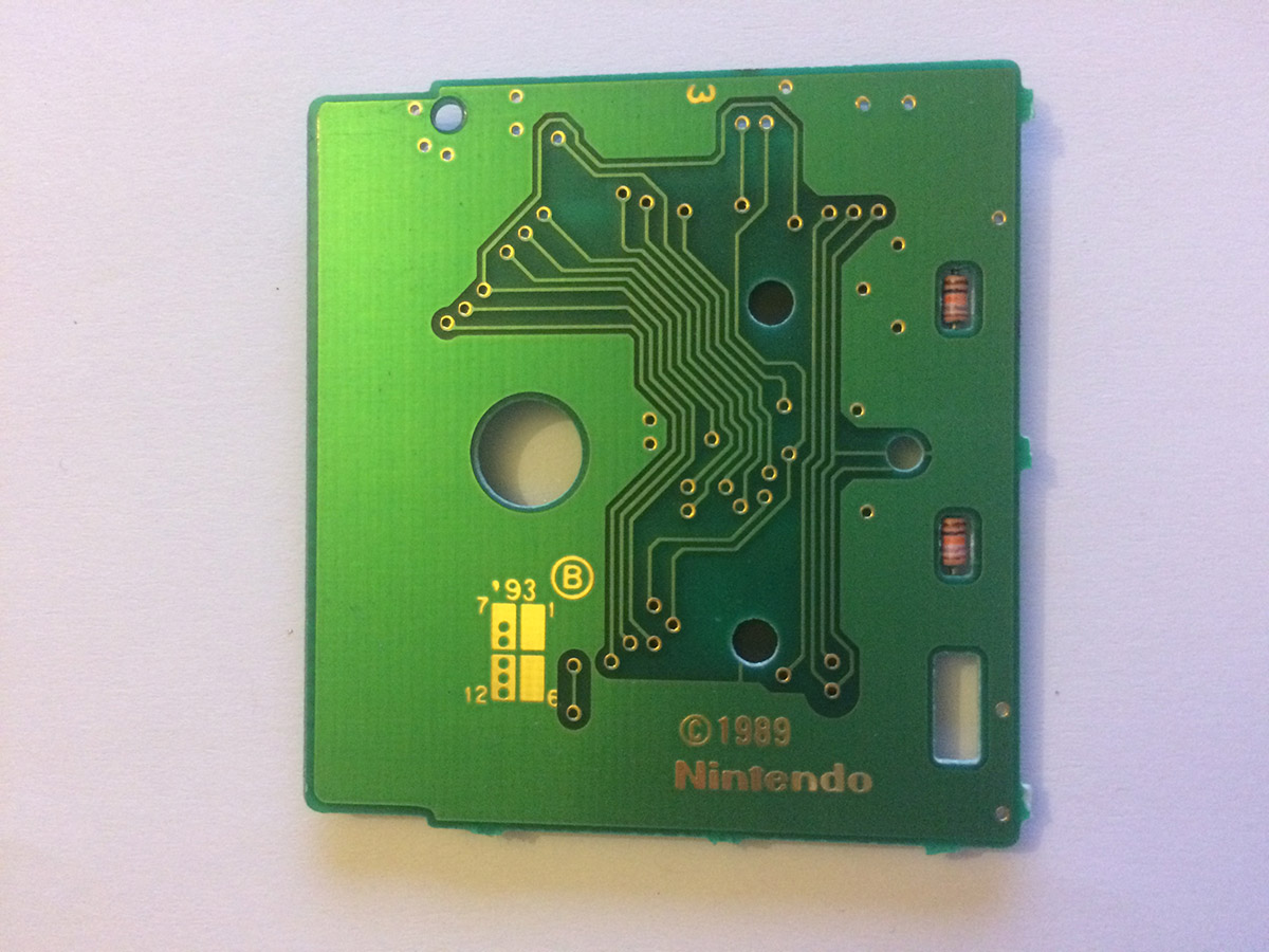 Darkwing Duck (Disney's) FAH Back of the PCB