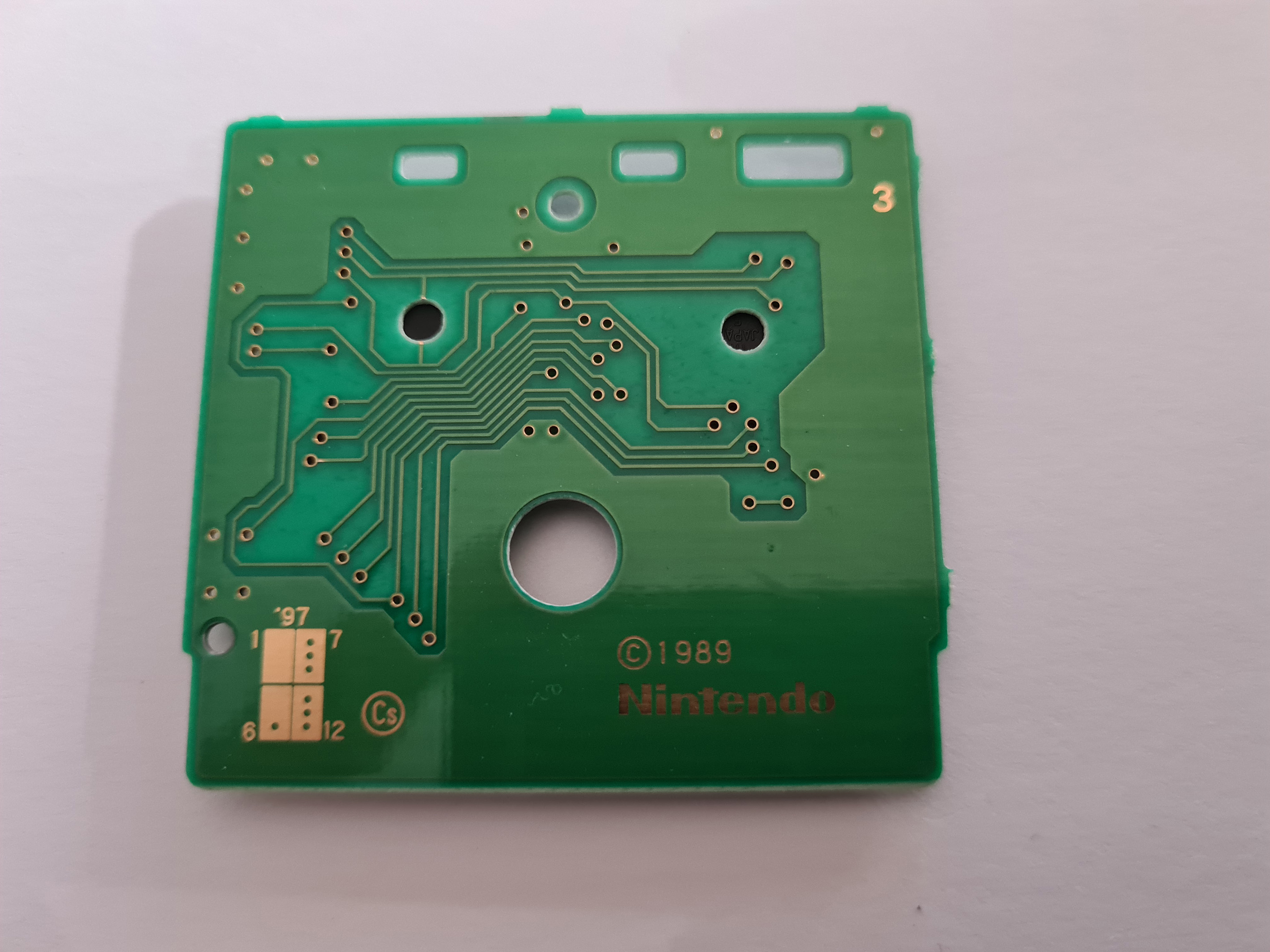 Kôkô Nyûshi Derujun Chûgaku Eijukugo 350 JPN Back of the PCB