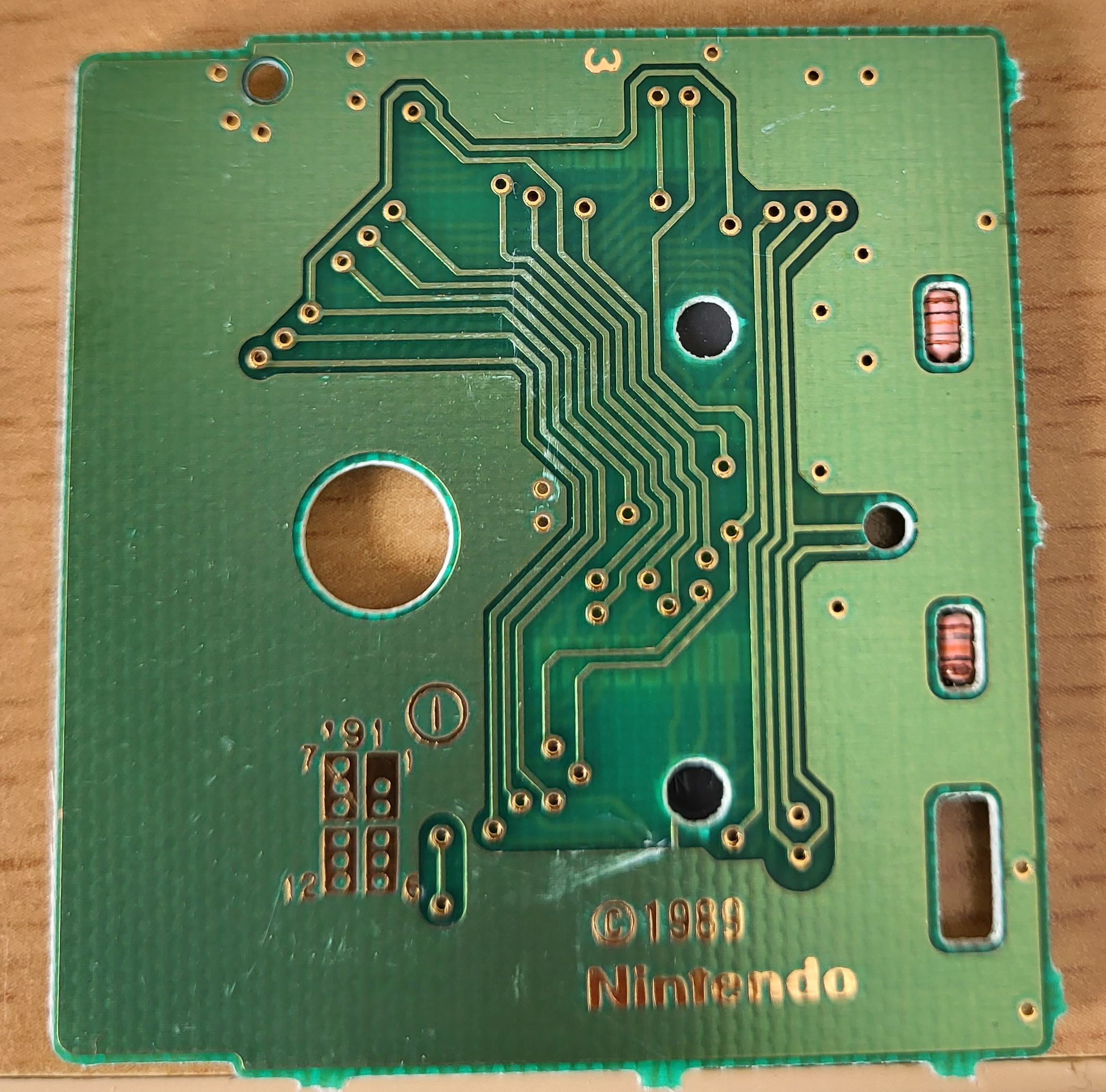 Maru's Mission USA Back of the PCB