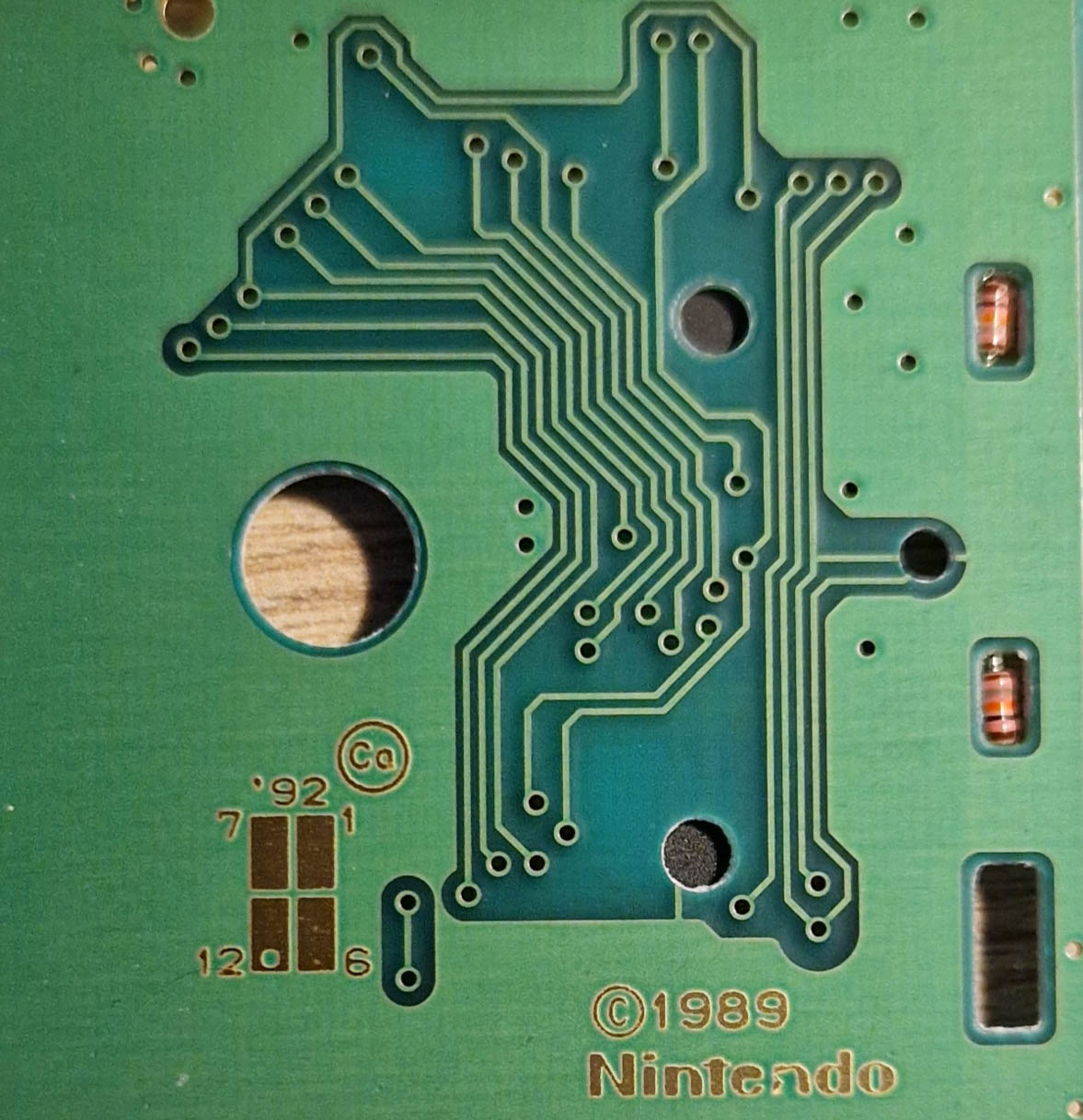 Nemesis II the Return of the Hero NOE Back of the PCB