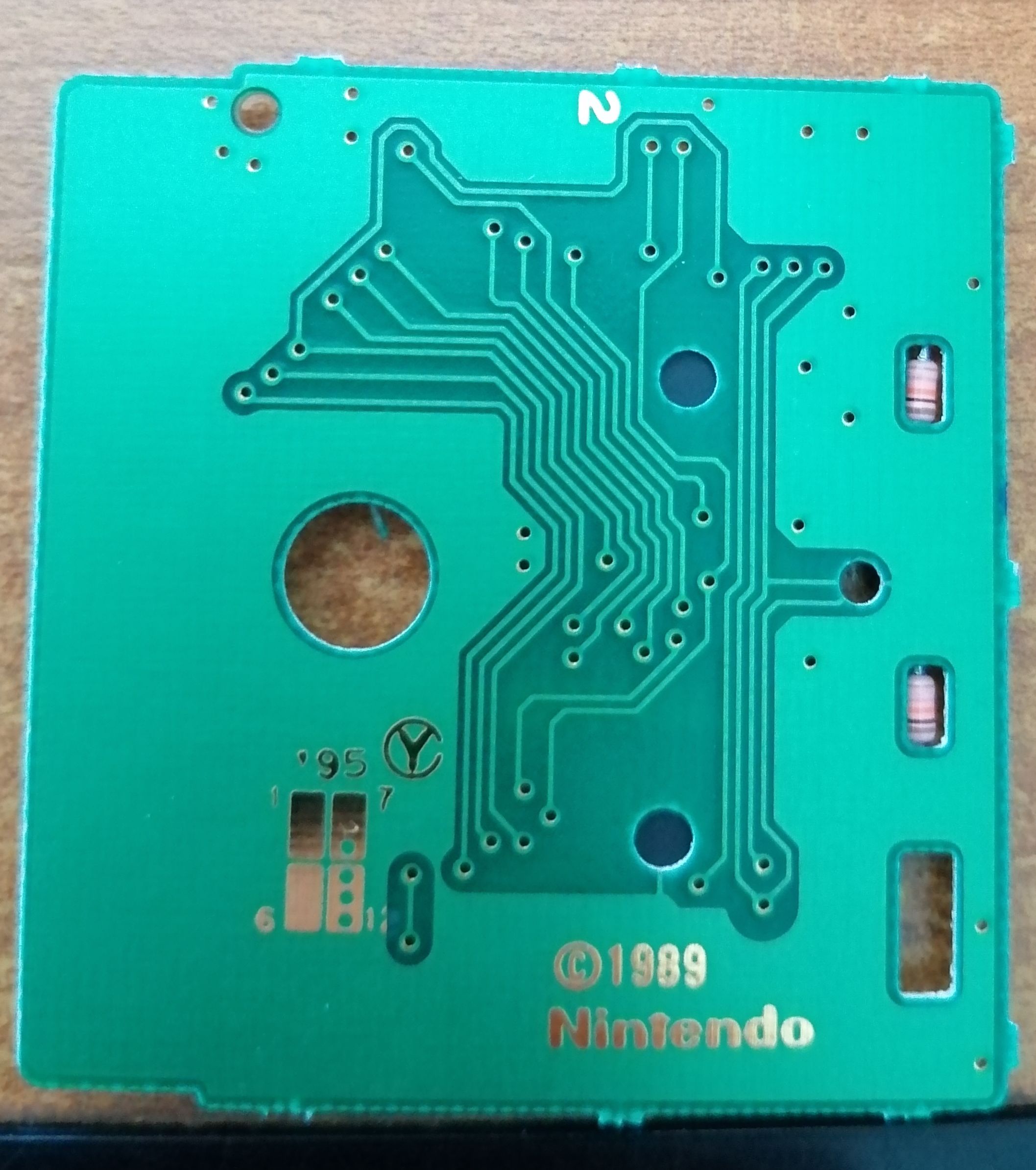 Ms. Pac-Man GPS Back of the PCB