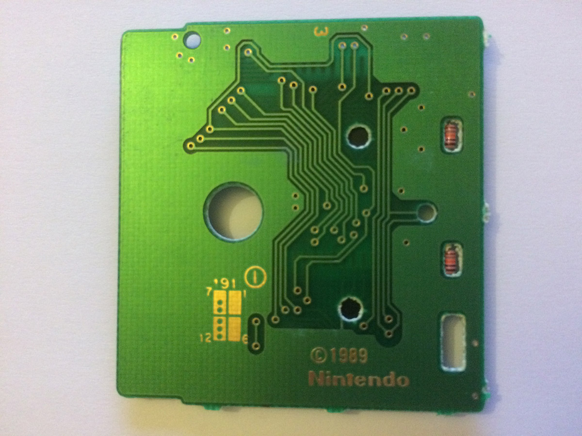 Duck Tales (Disney's) FAH Back of the PCB