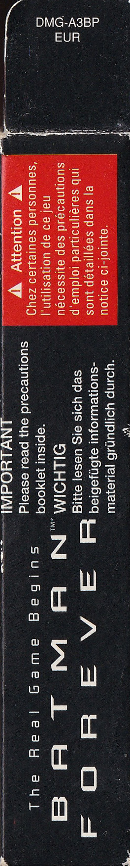 Batman Forever EUR Box left site