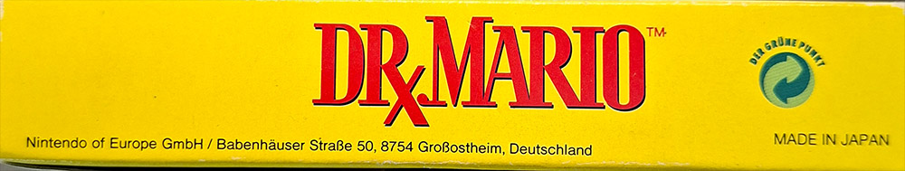Dr. Mario NOE-2 Box top