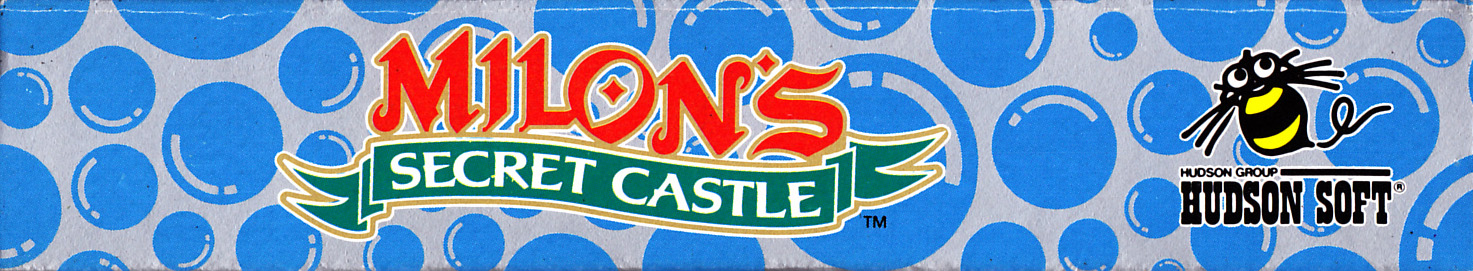 Milon's Secret Castle USA Box top