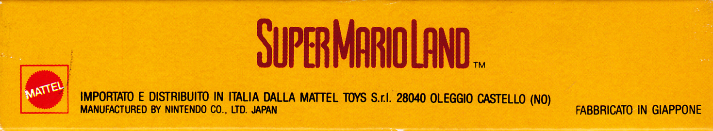 Super Mario Land ITA Box top