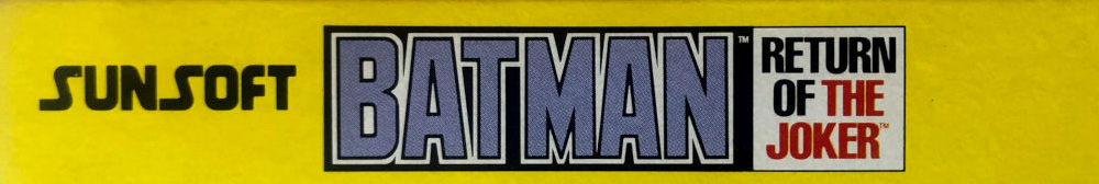 Batman Return of the Joker SCN-1 Box top