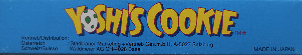 Yoshi's Cookie FRG-3 Box top